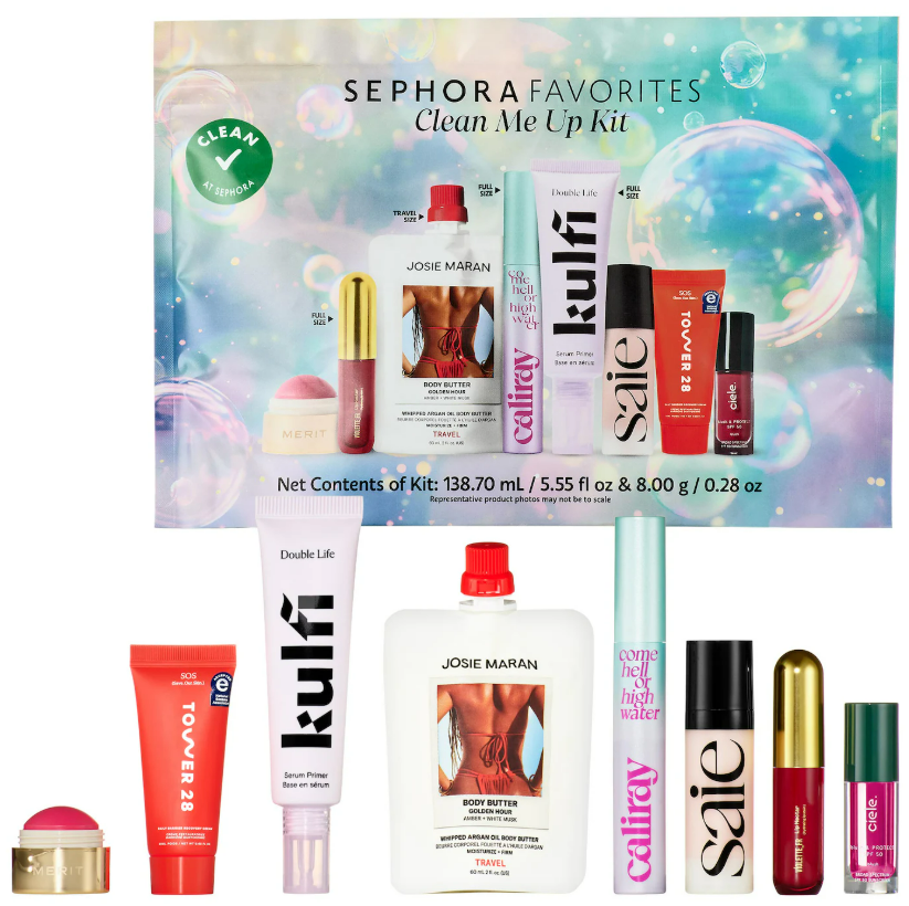 Sephora Favorites - Clean Me Up Kit Makeup Value Set