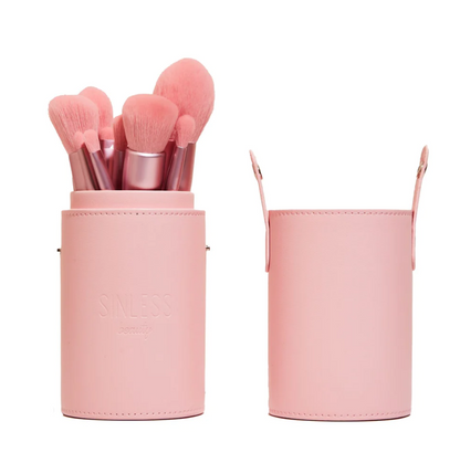 Set De Brochas Cilindro All In Pink